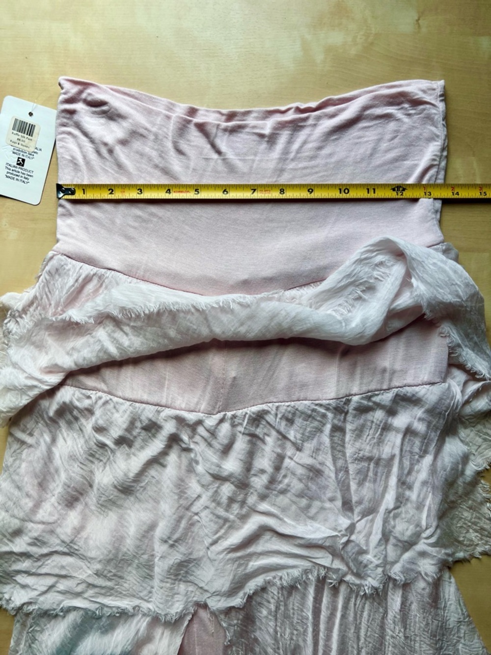 Romantic Blush Pink Silk Embroidered Boho Tunic Top Ruffle Pants Set Fairycore - Picture 13 of 16